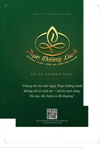 Bìa Hồ sơ thương hiệu Thực Dưỡng Lành