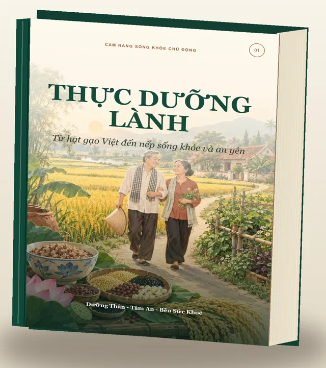Bìa cẩm nang Thực Dưỡng Lành