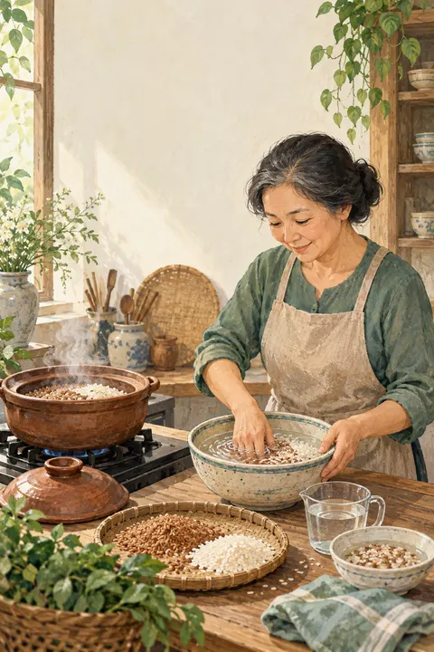 Minh họa Chuyển sang gạo lứt từng bước